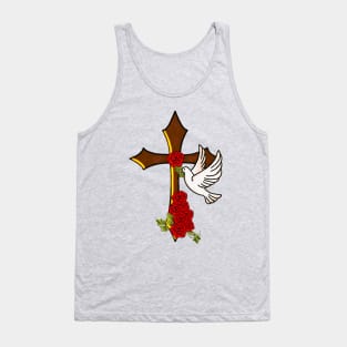 Roses and Dove Tank Top